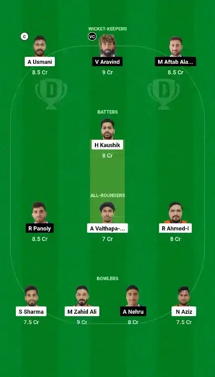 FUJ vs DUB ड्रीम11 टीम