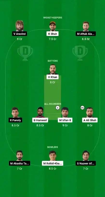 T10 Dream11 Team SHA vs DUB