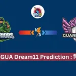 WAR vs GUA Dream11 Prediction पिच रिपोर्ट