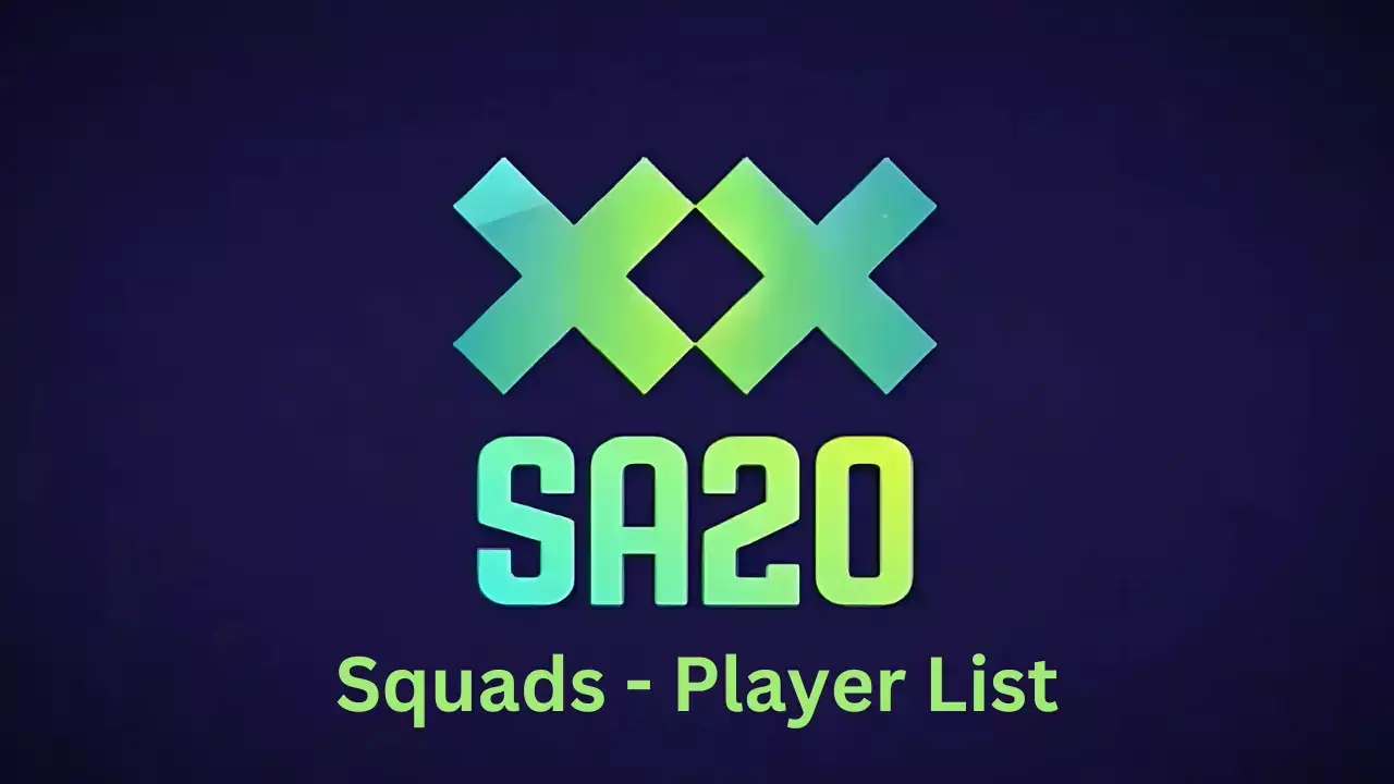 SA20 League 2025 Squads - Player List