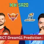 SEC vs MICT Dream11 Prediction पिच रिपोर्ट