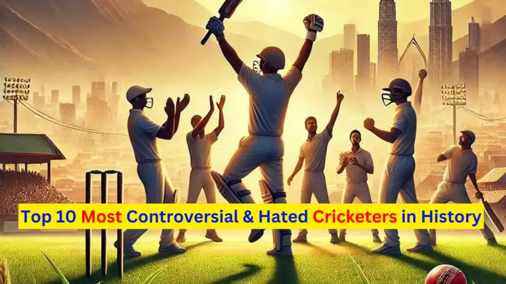 Top 10 Most Controversial & Hated Cricketers in History